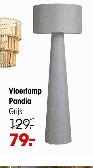 Kwantum Vloerlamp Pandia aanbieding