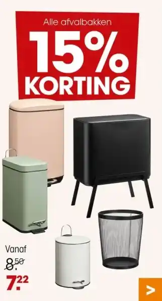 Kwantum Alle afvalbakken aanbieding