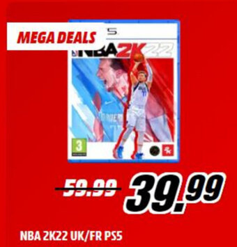 PS5 NBA 2K22 UK/FR