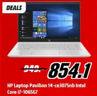 HP Laptop Pavilion 14-ce3075nb Intel Core i7-1065G7