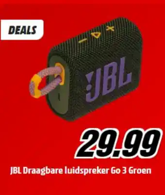 JBL Draagbare luidspreker Go 3 Groen