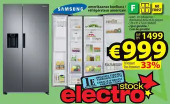 ElectroStock SAMSUNG Amerikaanse koelkast F aanbieding