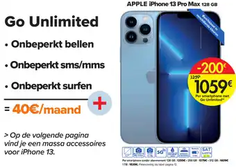Carrefour Go Unlimited aanbieding