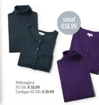 Rolkraagtrui XS-3XL