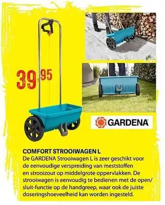 Comfort strooiwagen l