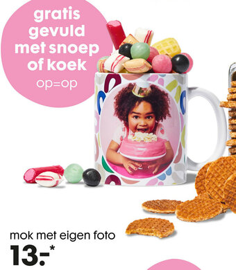 Mok met eigen foto