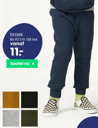 Broek 86-92/158-164