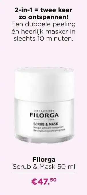 ICI PARIS XL Filorga scrub + mask aanbieding