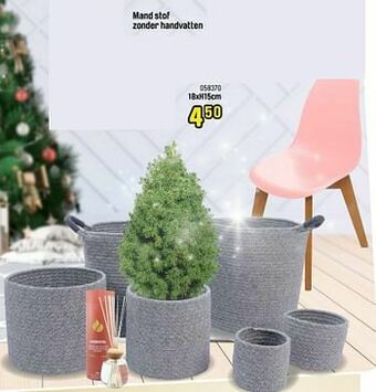 Happyland Mand stof zonder handvatten aanbieding