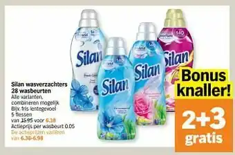 Albert Heijn Silan wasverzachters fris lentegevoel aanbieding