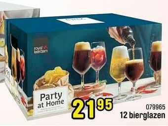 12 bierglazen
