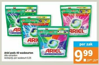 Albert Heijn Ariel pods aanbieding
