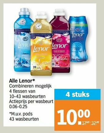 Albert Heijn Alle lenor aanbieding