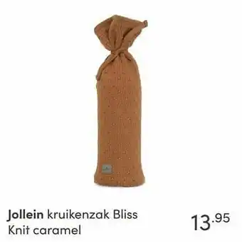 Baby & Tiener Jollein kruikenzak bliss knit caramel aanbieding