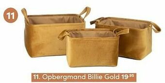 Opbergmand billie gold