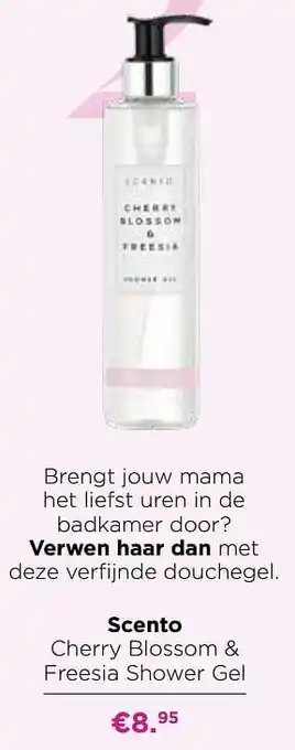 ICI PARIS XL Scento cherry blossom + freesia shower gel aanbieding
