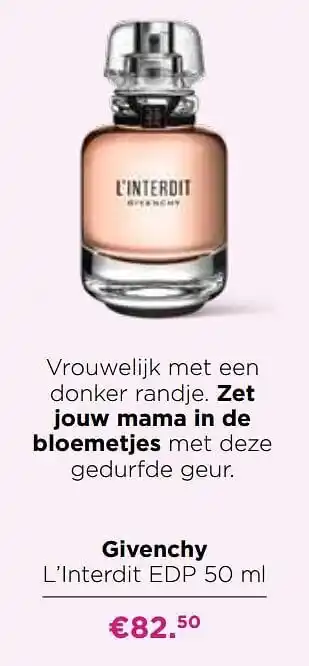ICI PARIS XL Givenchy l`interdit edp aanbieding