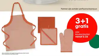 HEMA Keukentextiel 3+1 aanbieding
