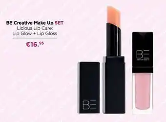 ICI PARIS XL Be creative make up set licious lip care: lip glow + lip gloss aanbieding