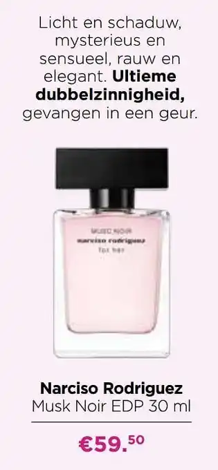 ICI PARIS XL Narciso rodriguez musk noir edp aanbieding