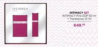 ICI PARIS XL Intimacy set intimacy pink edp + travelspray aanbieding