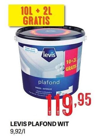 Bouwcenter Frans Vlaeminck Levis plafond wit aanbieding