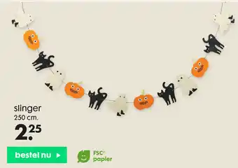 HEMA Halloween Slingen 250cm aanbieding