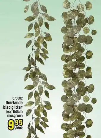 Happyland Guirlande blad glitter aanbieding