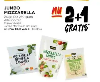 Jumbo JUMBO MOZZARELLA aanbieding