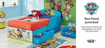 Baby & Tiener Paw patrol juniorbed aanbieding