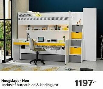 Baby & Tiener Hoogslaper neo aanbieding
