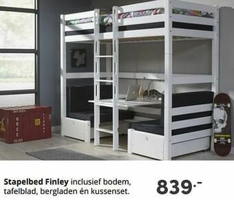 Baby & Tiener Stapelbed finley aanbieding