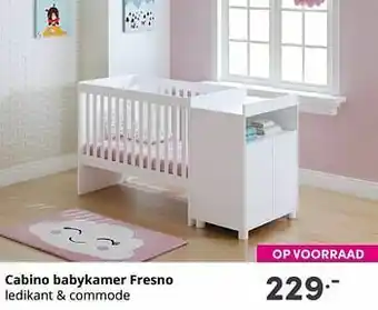 Baby & Tiener Cabino babykamer fresno aanbieding
