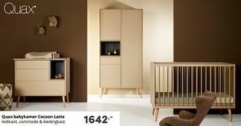 Baby & Tiener Quax babykamer cocoon latte aanbieding