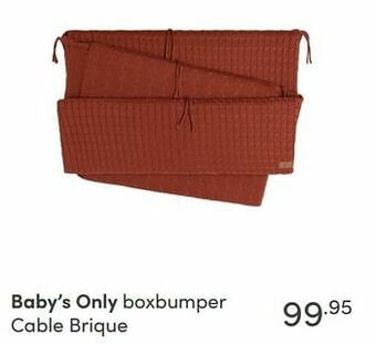 Baby & Tiener Baby’s only boxbumper cable brique aanbieding