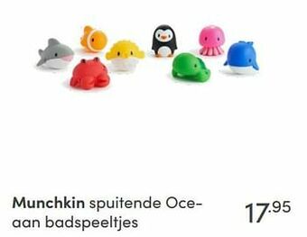 Baby & Tiener Munchkin spuitende oceaan badspeeltjes aanbieding