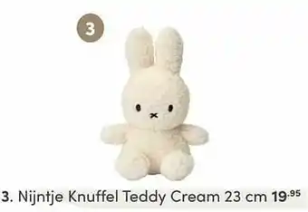 Baby & Tiener Nijntje knuffel teddy cream aanbieding