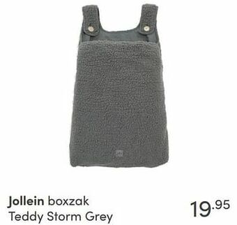 Baby & Tiener Jollein boxzak teddy storm grey aanbieding