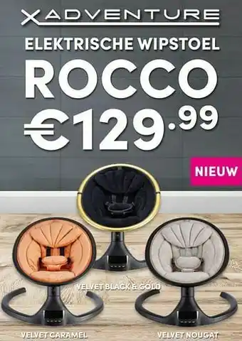 Baby & Tiener X-adventure elektrische wipstoel rocco aanbieding