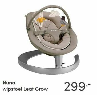 Baby & Tiener Nuna wipstoel leaf grow aanbieding