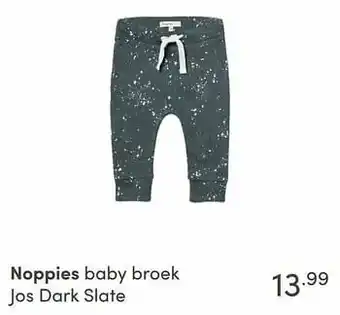 Baby & Tiener Noppies baby broek jos dark slate aanbieding