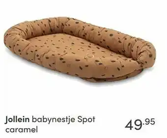 Baby & Tiener Jollein babynestje spot caramel aanbieding