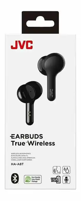 Dreamland JVC True Wireless oortjes HA-A8T zwart aanbieding
