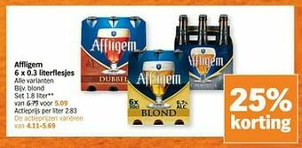 Albert Heijn Affligem blond aanbieding