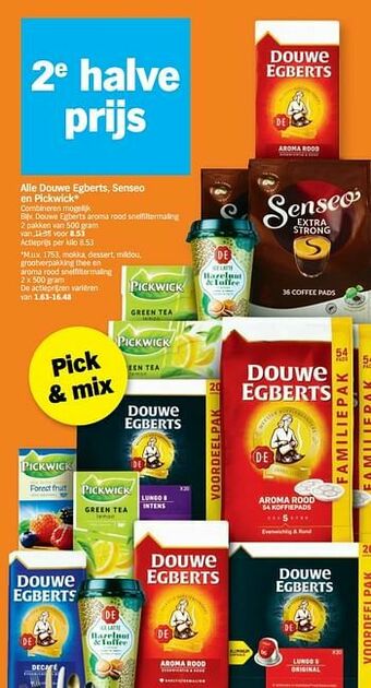 Albert Heijn Douwe egberts aroma rood snelfiltermaling aanbieding