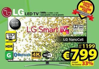 ElectroStock Lg led tv 55nano886pb aanbieding