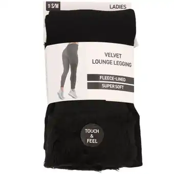 Velvet legging