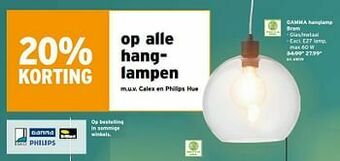 GAMMA Gamma hanglamp bram aanbieding