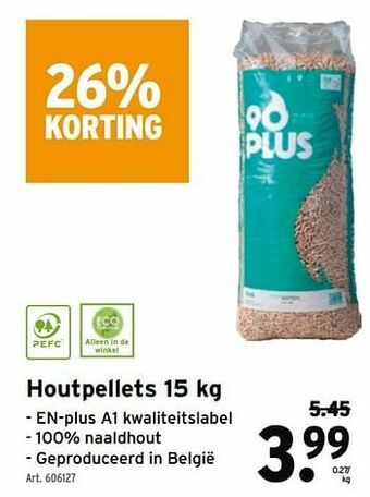 GAMMA Houtpellets aanbieding