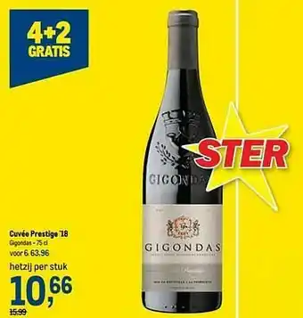 Makro Cuvée prestige `18 gigondas aanbieding